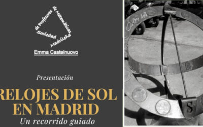 Relojes de sol en Madrid. Un recorrido guiado