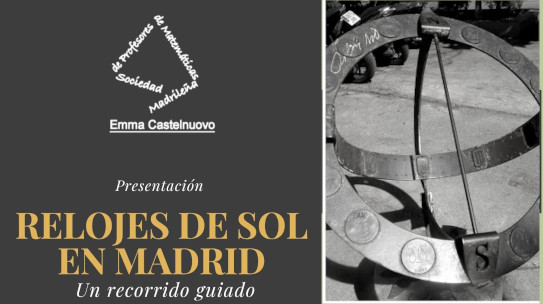 Relojes de sol en Madrid. Un recorrido guiado