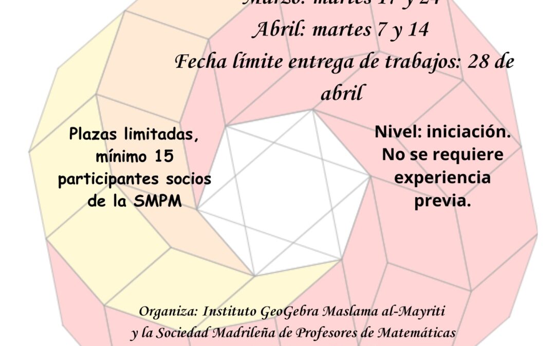 GeoGebra en Matemáticas para el diseño de actividades de aula. Iniciación.
